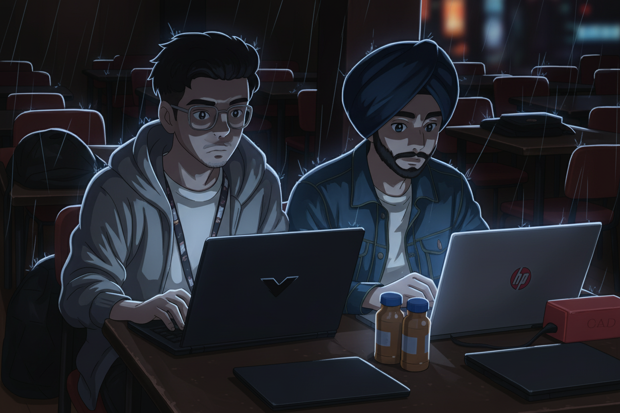 Hackathon coding session